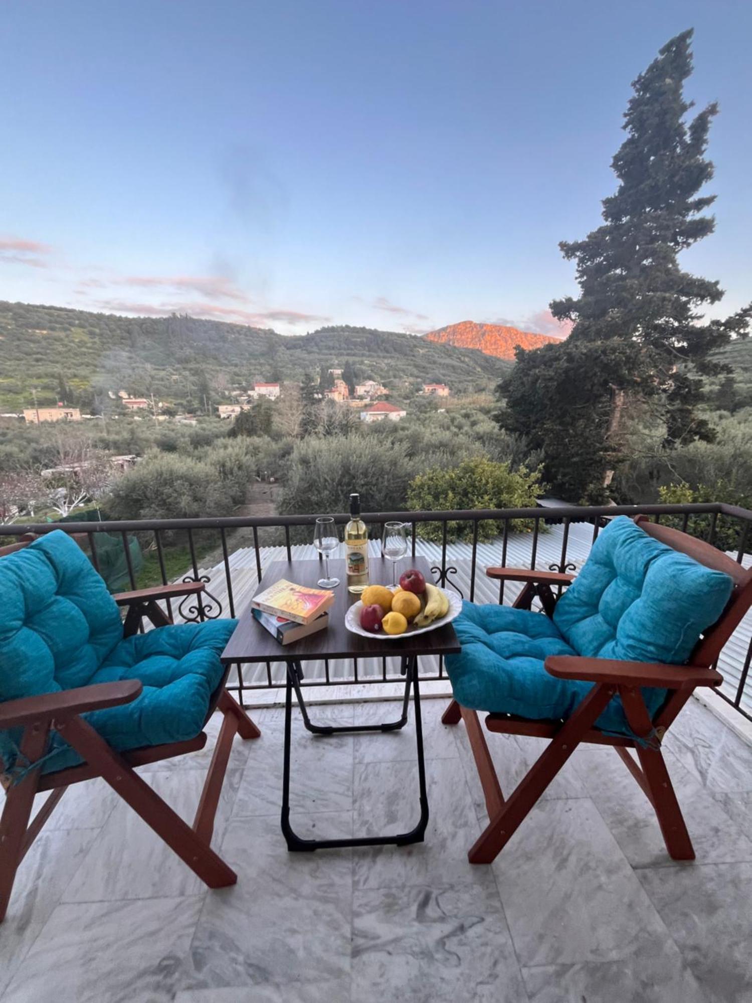 Achilleas Deluxe Αpartment -Pet Friendly-Parking-Mountain View Villa Kotsiana Bagian luar foto