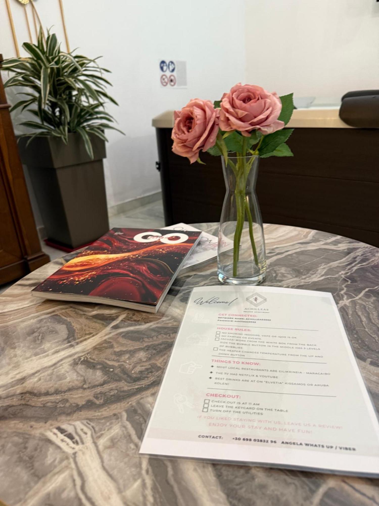 Achilleas Deluxe Αpartment -Pet Friendly-Parking-Mountain View Villa Kotsiana Bagian luar foto