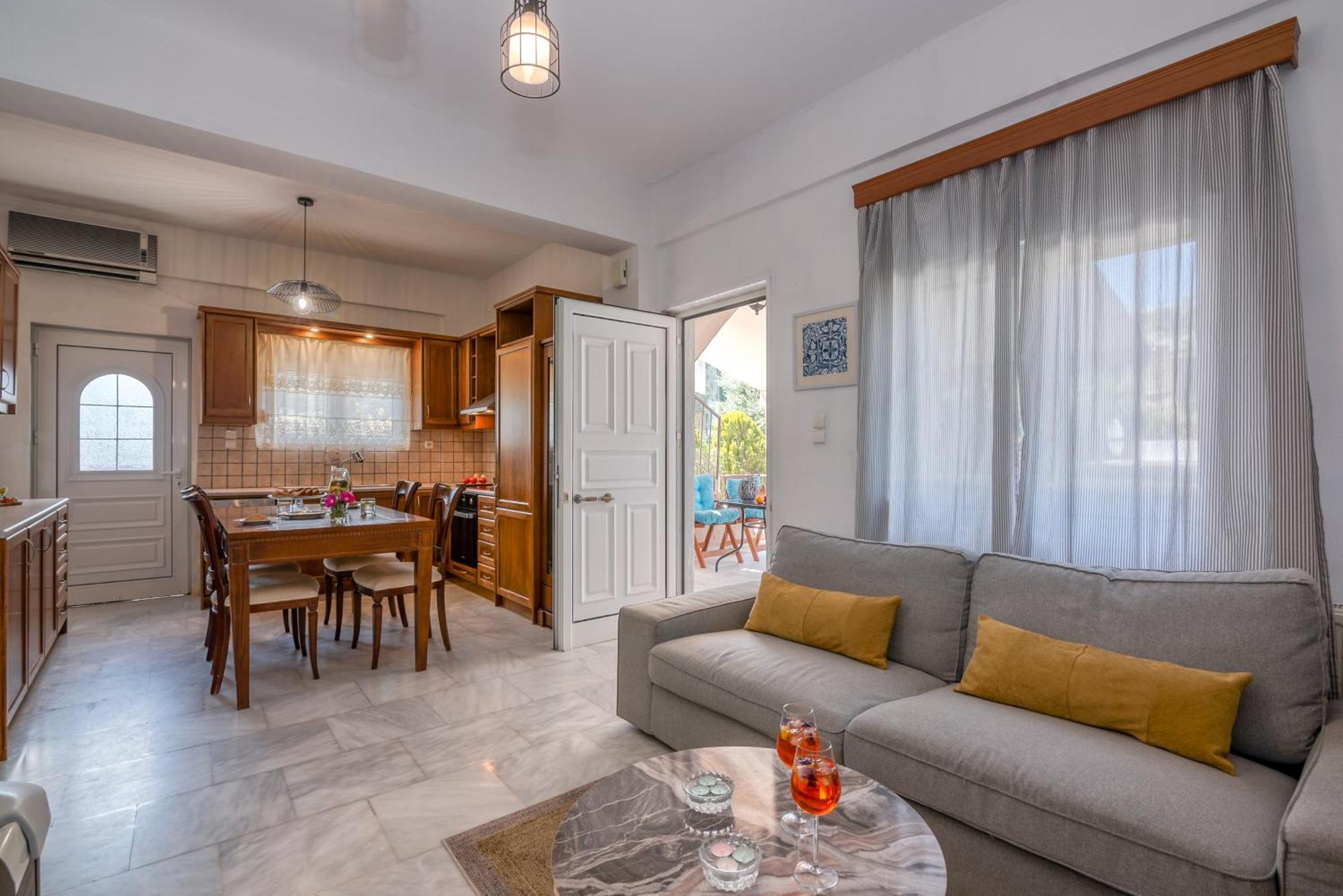 Achilleas Deluxe Αpartment -Pet Friendly-Parking-Mountain View Villa Kotsiana Bagian luar foto