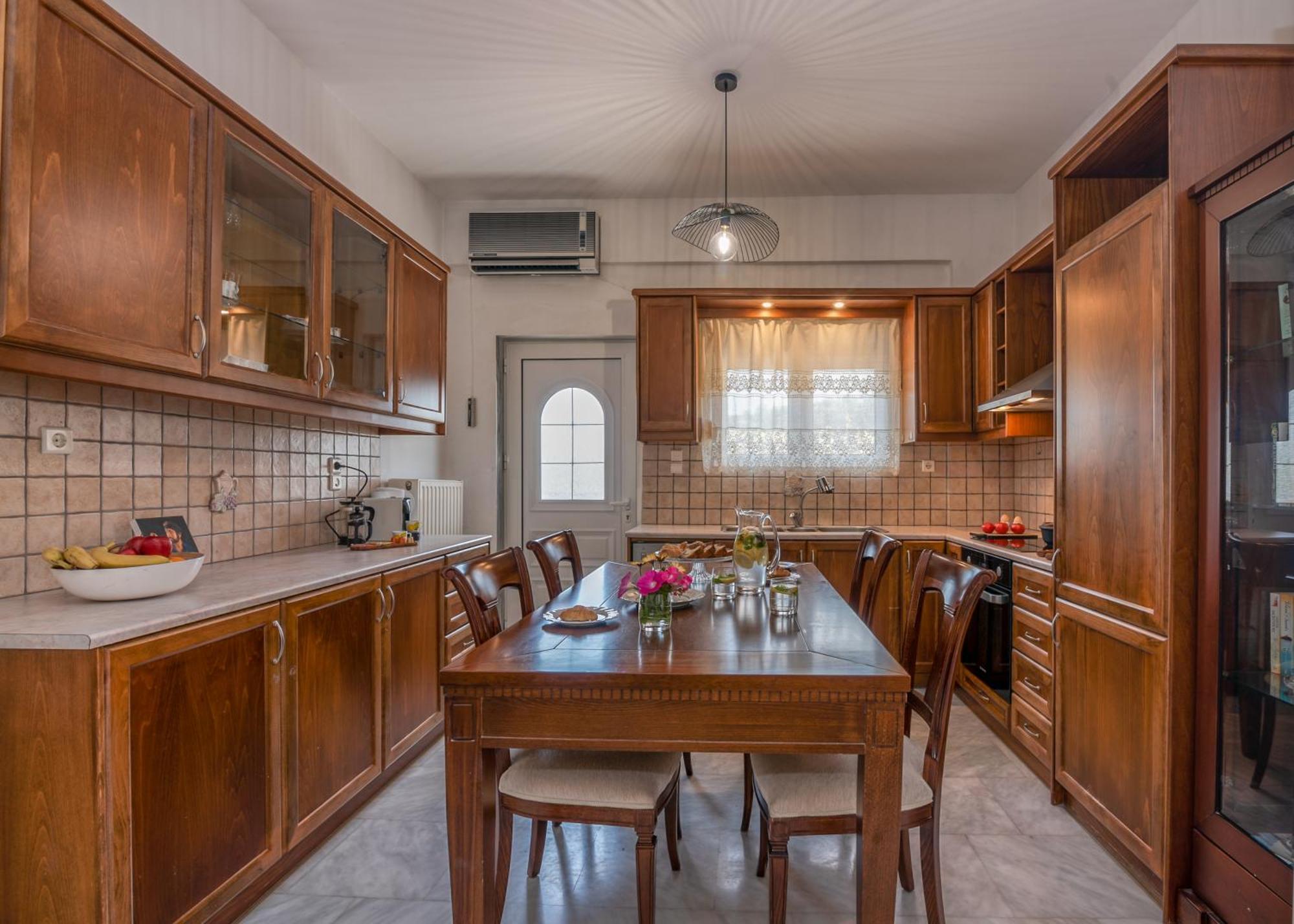 Achilleas Deluxe Αpartment -Pet Friendly-Parking-Mountain View Villa Kotsiana Bagian luar foto